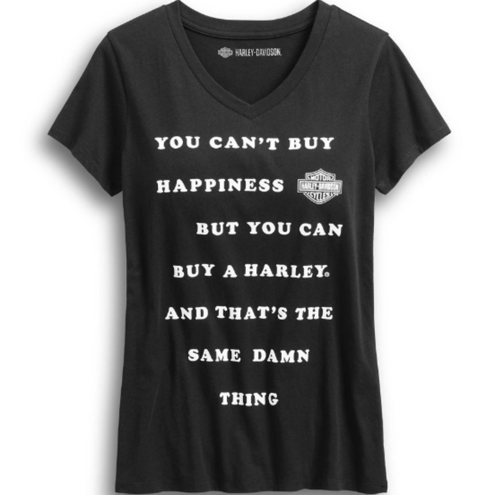 Harley-Davidson Happiness T-Shirt - Like New!